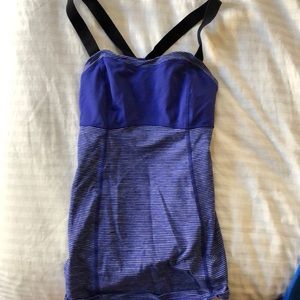 Lululemon blue tank top